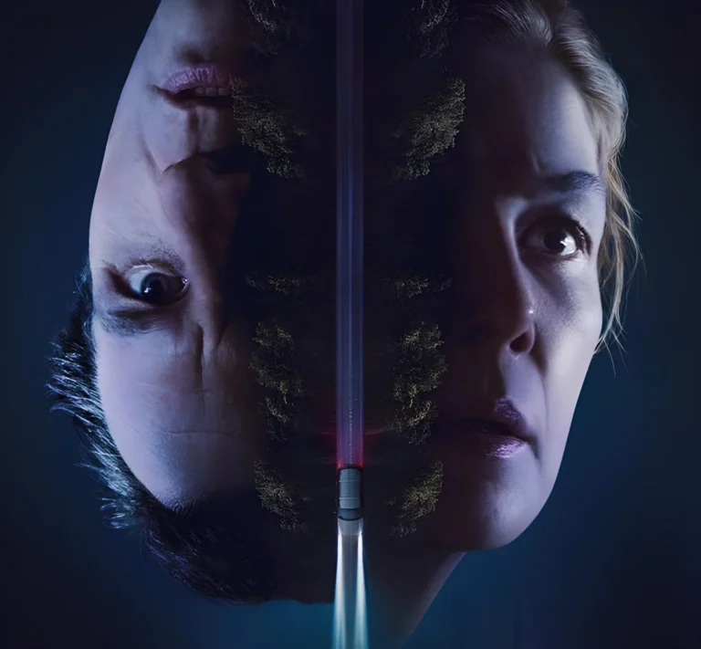 A screenshot from the horror movie Hallow Road (2025)