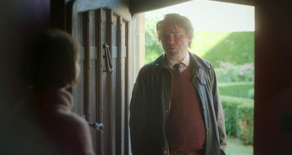 A screenshot from folk horror movie Men (2022)