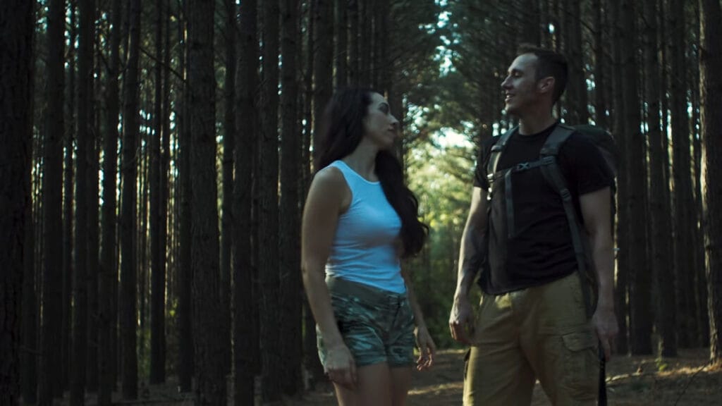 A screenshot from horror movie The Texas Witch (2025)