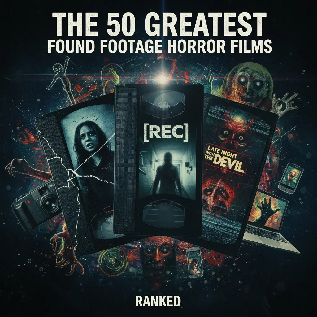 What are the best found footage horror movies ever made? Get ready to argue. I've ranked 50 of the genre's most terrifying, creative, and essential films. From The Blair Witch Project to Late Night with the Devil, dive into the ultimate shaky-cam countdown.