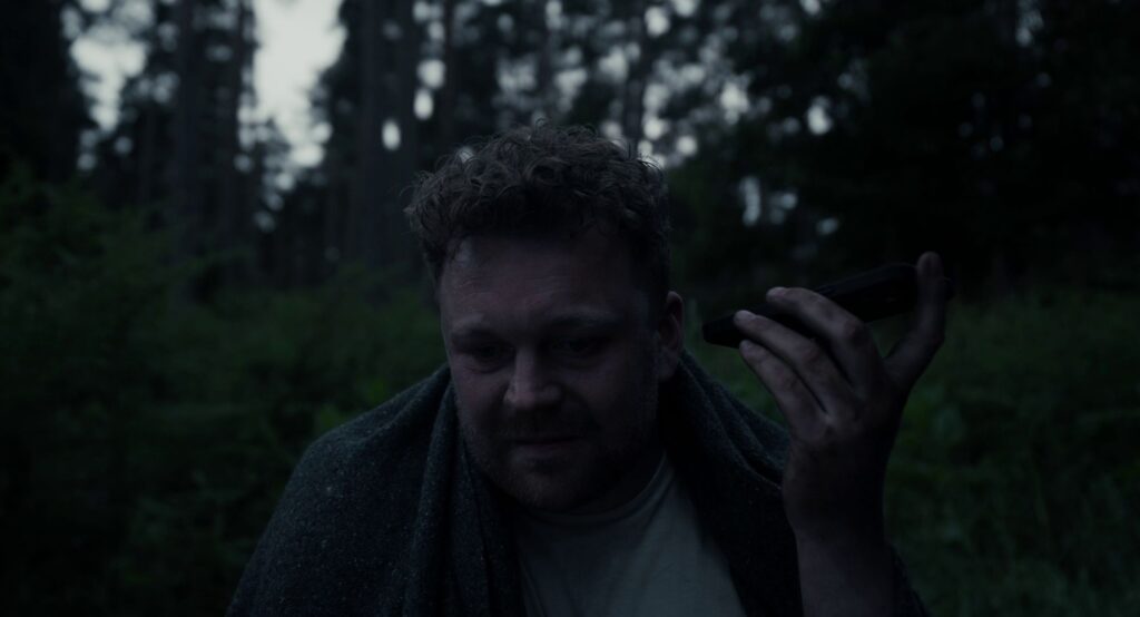 A screenshot from British Found Footage horror comedy Loner (2025)