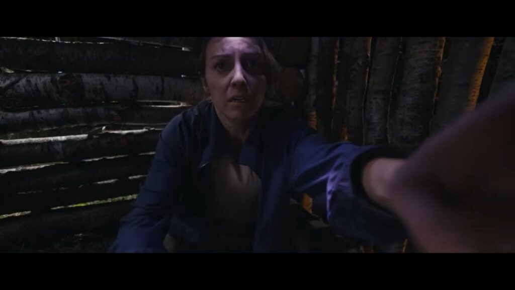 A screenshot from isolation themed horror movie Solitude (2024)