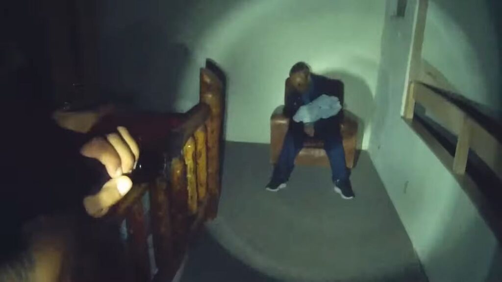A screenshot from found footage mockumentary film Strange Harvest (2025)