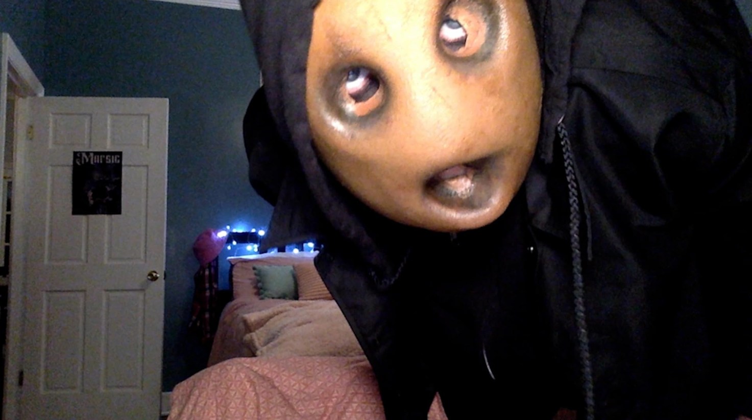 A screenshot from found footage mockumentary film Strange Harvest (2025)