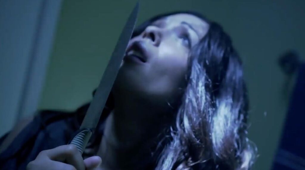 A screenshot from thriller movie The Death of Us (2023)