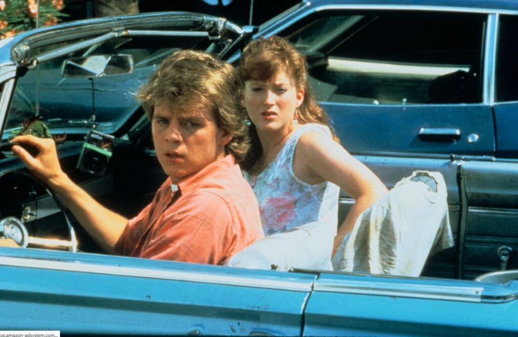 A screenshot from slasher movie A Nightmare on Elm Street Part 2: Freddy's Revenge (1985)