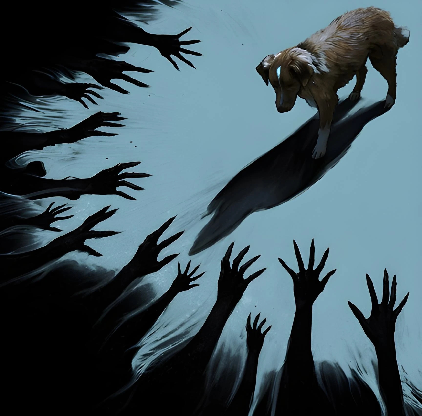 A screenshot from horror movie Good Boy (2025)