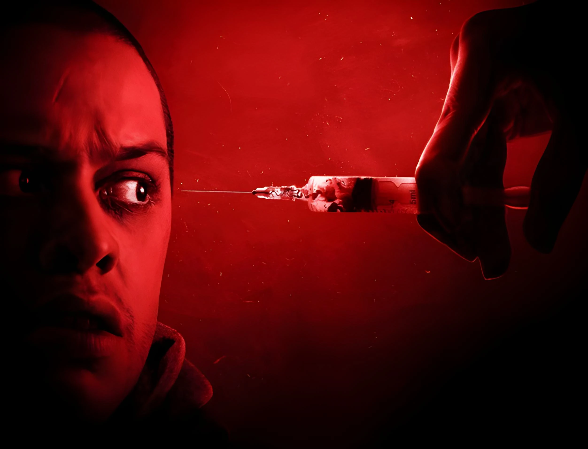A screenshot from splatter horror movie The Home (2025)