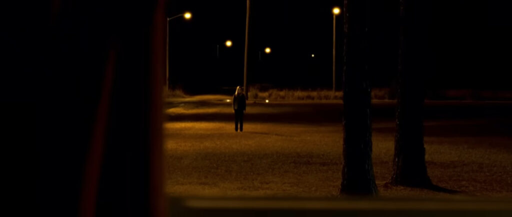 A screenshot from horror movie The Strangers (2008)