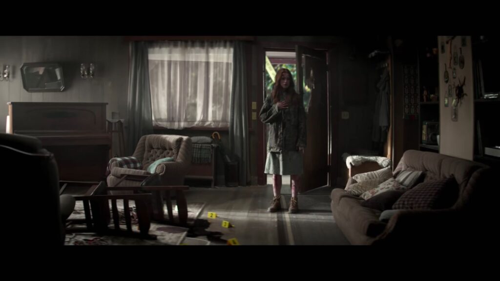 A screenshot from horror movie The Strangers: Chapter 2 (2025)