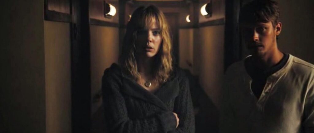 A screenshot from horror movie Triangle (2009)