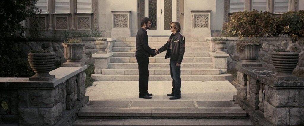 A screenshot from disturbing horror movie A Serbian Film (2010)