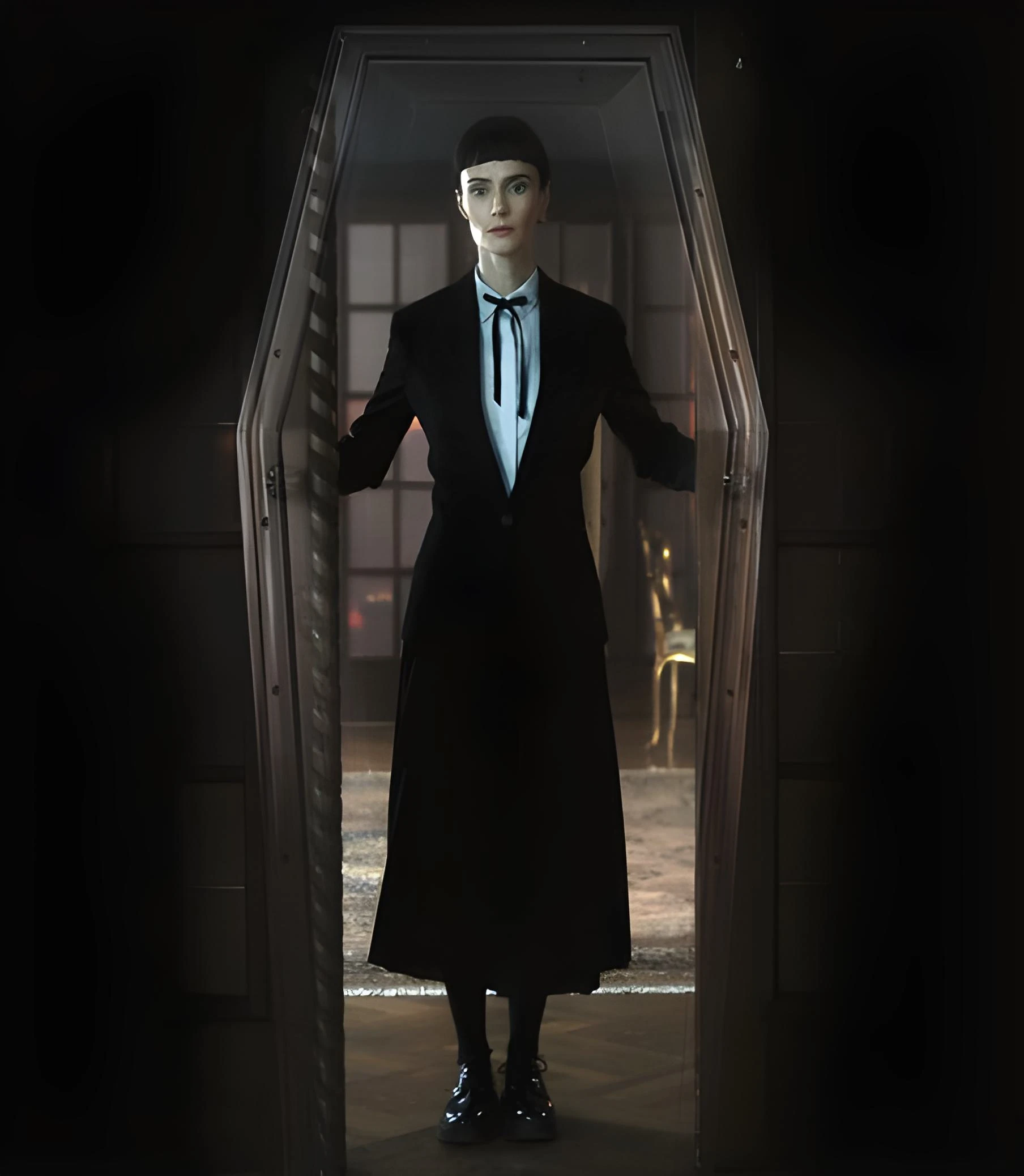 A screenshot from British horror movie Broken Bird (2024)