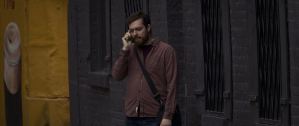 A screenshot from Tubi horror movie Destroy This Tape (2025)