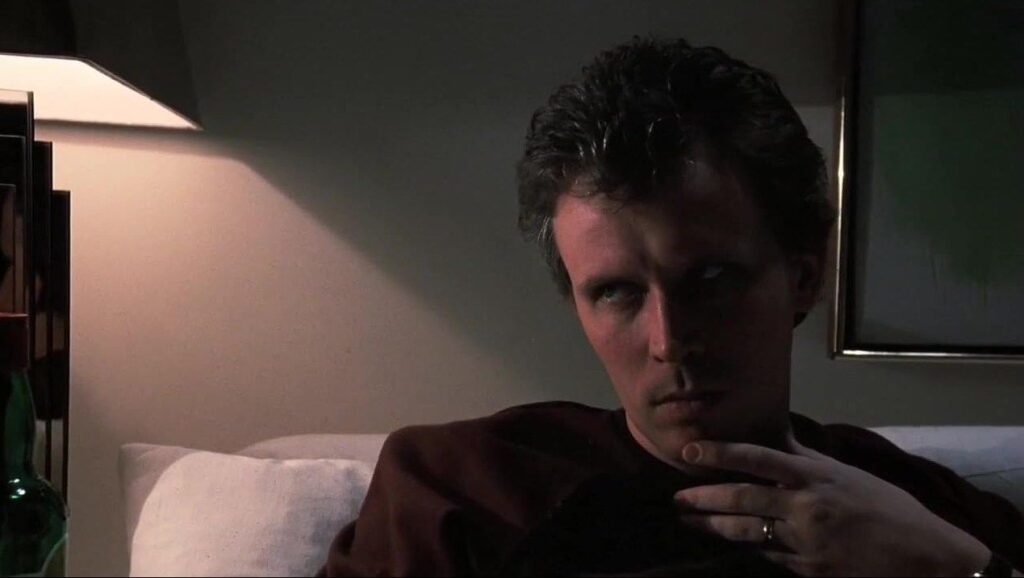 A screenshot from Rat themed horror movie Of Unknown Origin (1983)