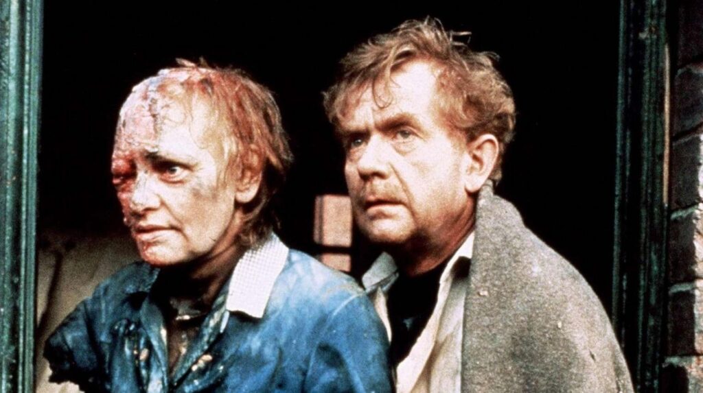 A screenshot from television movie Threads (1985)