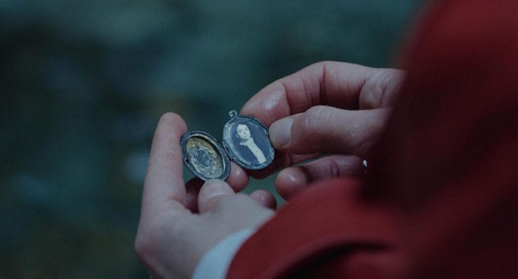 A screenshot from folk horror movie Keeper (2025)