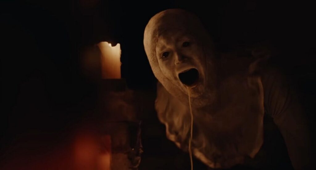 A screenshot from folk horror movie Keeper (2025)