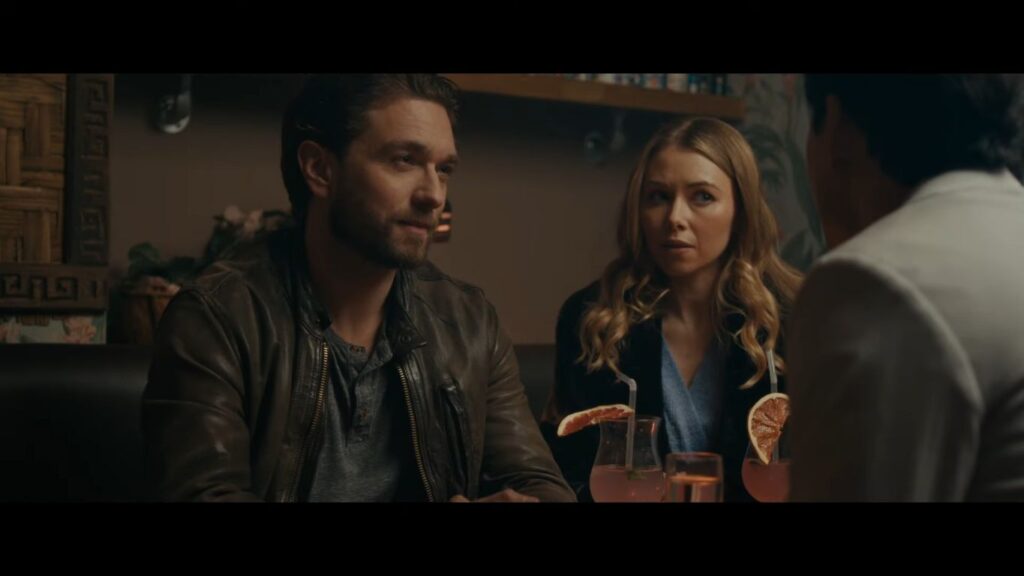 A screenshot from time-loop horror movie Manor of Darkness (2025)