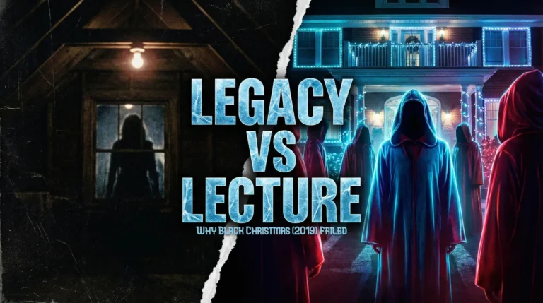 "Did Black Christmas (2019) fail because of trolls, or was it just bad? We explore how lazy filmmaking and performative messaging betrayed a horror classic."