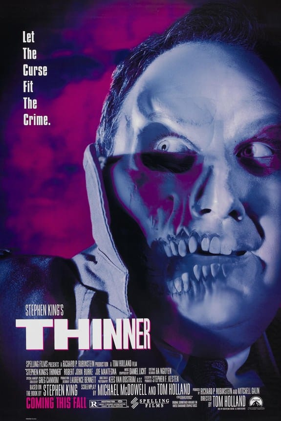 Cover image for the horror movie Thinner (1996)